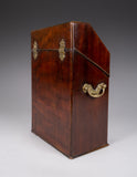 George III Mahogany Serpentine Front Knife Box - Harrington Antiques