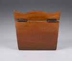 George III Mahogany Serpentine Top Tea Caddy, c.1790 - Harrington Antiques