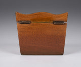 George III Mahogany Serpentine Top Tea Caddy, c.1790 - Harrington Antiques