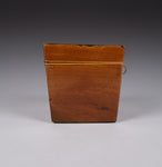 George III Mahogany Serpentine Top Tea Caddy, c.1790 - Harrington Antiques