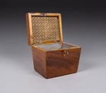 George III Mahogany Serpentine Top Tea Caddy, c.1790 - Harrington Antiques