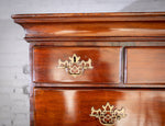 George III Mahogany Tallboy / Chest On Chest With Brushing Slide - Harrington Antiques