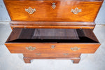 George III Mahogany Tallboy / Chest On Chest With Brushing Slide - Harrington Antiques