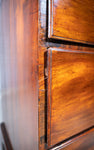 George III Mahogany Tallboy / Chest On Chest With Brushing Slide - Harrington Antiques