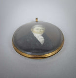 George III Miniature Portrait Of A Gentleman - Oil On Ivory, c.1780-90. - Harrington Antiques