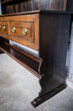 George III Period English Oak Dresser With Rack. - Harrington Antiques