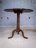 George III Provincial Oak Tilt Top Table, c.1760 - Harrington Antiques