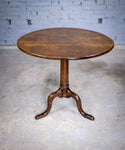George III Provincial Oak Tilt Top Table, c.1760 - Harrington Antiques