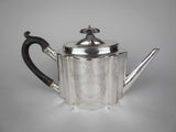 George III Sterling Silver Teapot by Henry Chawner, London, 1807 - Harrington Antiques