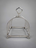 George V Sterling Silver Toast Rack by Walker & Hall, Birmingham, 1927. - Harrington Antiques