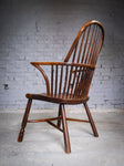 Georgian Saddle Seated Bow Back Windsor Chair, c.1800. - Harrington Antiques