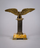 Gilt Bronze & Marble Eagle Pocket Watch Holder by Deposé, c.1890. - Harrington Antiques