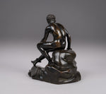 Grand Tour Bronze Of A Seated Hermes - Harrington Antiques