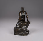 Grand Tour Bronze Of A Seated Hermes - Harrington Antiques