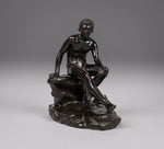 Grand Tour Bronze Of A Seated Hermes - Harrington Antiques