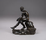 Grand Tour Bronze Of A Seated Hermes - Harrington Antiques