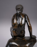 Grand Tour Bronze Of A Seated Hermes - Harrington Antiques