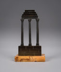 Grand Tour Bronze Of Temple Of Castor And Pollux - Harrington Antiques