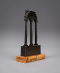 Grand Tour Bronze Of Temple Of Castor And Pollux - Harrington Antiques