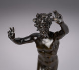 Grand Tour Bronze Of The Dancing Faun. - Harrington Antiques