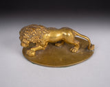 Grand Tour Gilt Bronze Of The Medici Lion - Harrington Antiques