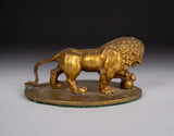 Grand Tour Gilt Bronze Of The Medici Lion - Harrington Antiques