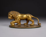 Grand Tour Gilt Bronze Of The Medici Lion - Harrington Antiques