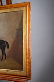 James Clarke (1858-1943) Chestnut Horse In Stable. Oil On Canvas. - Harrington Antiques