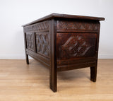 Large 17th Century Oak Coffer - Harrington Antiques