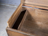 Large 17th Century Oak & Iron Bound Baroque Chest With Original Key, c.1700 - Harrington Antiques