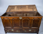 Large 18th Century Georgian Oak Mule Chest - Harrington Antiques