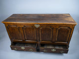 Large 18th Century Georgian Oak Mule Chest - Harrington Antiques