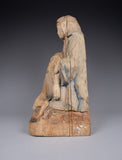 Large 19th Century Bohemian Carved Lime Figure Of The Pieta - Harrington Antiques