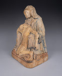 Large 19th Century Bohemian Carved Lime Figure Of The Pieta - Harrington Antiques