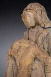 Large 19th Century Bohemian Carved Lime Figure Of The Pieta - Harrington Antiques