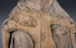 Large 19th Century Bohemian Carved Lime Figure Of The Pieta - Harrington Antiques