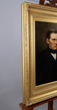 Large 19th Century Portrait Of A Gentleman, Monogrammed & Dated. English School. - Harrington Antiques