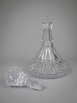 Large Cut Glass Ship's Decanter With Original Stopper - Harrington Antiques