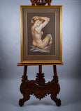 Large Female Nude Pastel by Peter Goodhall, 1999. Signed & Dated. - Harrington Antiques