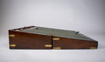 Large Georgian Rosewood Campaign Writing Slope. - Harrington Antiques