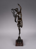 Large Grand Tour Bronze Of Mercury After Giambologna - Foundry Of Georgio Sommer. - Harrington Antiques