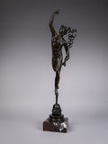 Large Grand Tour Bronze Of Mercury After Giambologna - Foundry Of Georgio Sommer. - Harrington Antiques