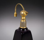 Large Moser Amethyst Glass Scent Bottle / Atomiser, c.1925. - Harrington Antiques