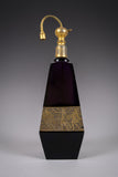 Large Moser Amethyst Glass Scent Bottle / Atomiser, c.1925. - Harrington Antiques