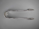 Large Sterling Silver Sugar Tongs. James & William Marshall, Edinburgh, 1840. - Harrington Antiques