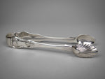 Large Sterling Silver Sugar Tongs. James & William Marshall, Edinburgh, 1840. - Harrington Antiques