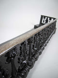 Large Victorian Cast Iron Fire Kerb With Pierced Foliate Design. - Harrington Antiques