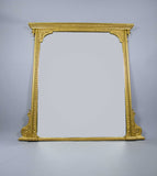 Large Victorian Giltwood Overmantle Mirror, c.1890 - Harrington Antiques