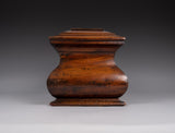 Large Victorian Mahogany Bombe Tea Caddy, c.1840 - Harrington Antiques