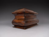 Large Victorian Mahogany Bombe Tea Caddy, c.1840 - Harrington Antiques